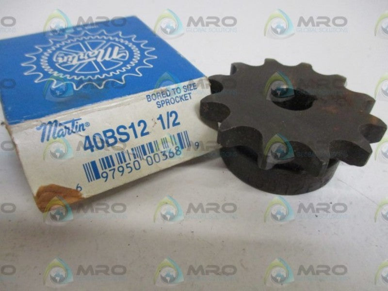 MARTIN 40BS12 SPROCKET 1/2"  NSMP