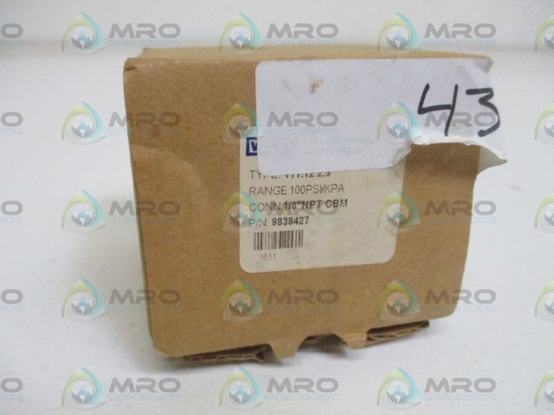 WIKA 9838427 111.12 2.5" 0-100PSI NSMP