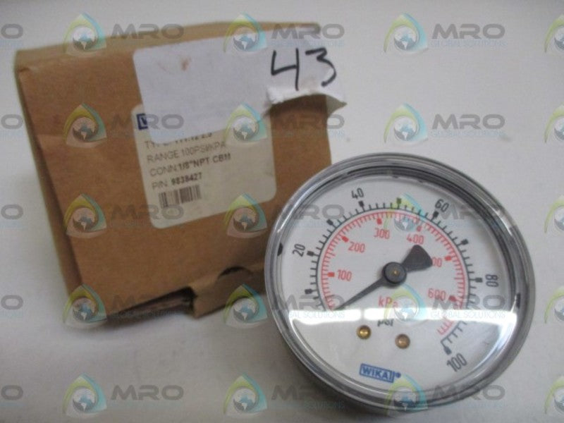 WIKA 9838427 111.12 2.5" 0-100PSI NSMP