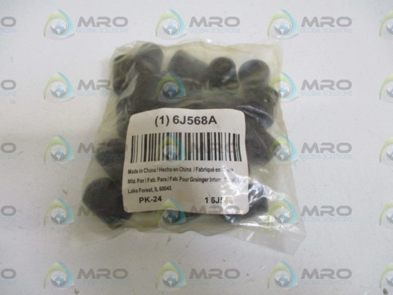 GRAINGER 6J568 RUBBER TIPS  NSNP IN A BAG