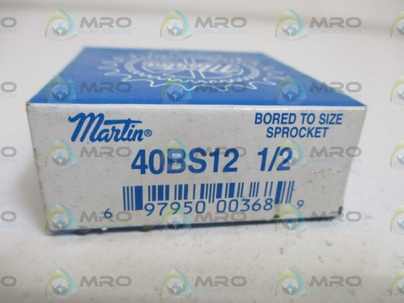 MARTIN 40BS12 SPROCKET 1/2"  NSFS