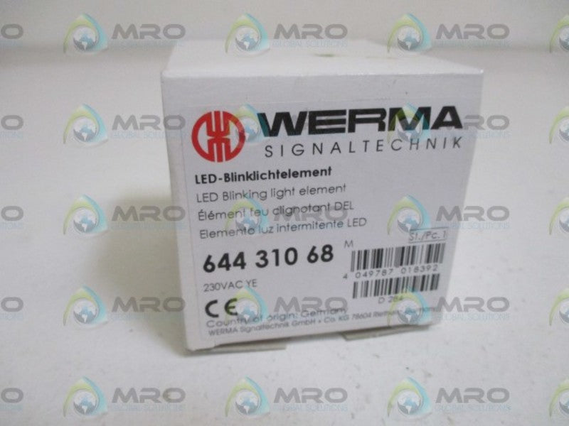 WERMA 64431068 LED BLINKING LIGHT ELEMENT  NSMP