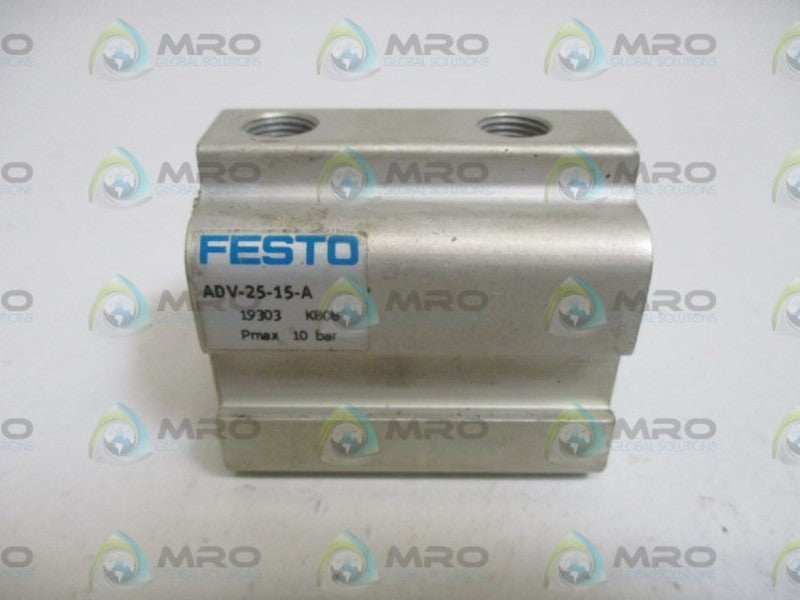 FESTO ADV-25-15-A PNEUMATIC CYLINDER  UNMP