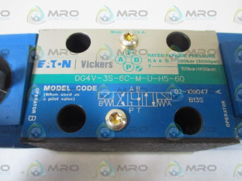 VICKERS DG4V-6S-6C-M-U-H5-60 SOLENOID VALVE  NSNP