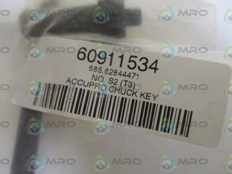 LOT OF 4 60911534 ACCUPRO CHUCK KEY NSNP IN A BAG