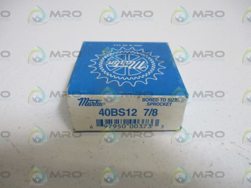 MARTIN 40BS12 SPROCKET 7/8"  NSFS