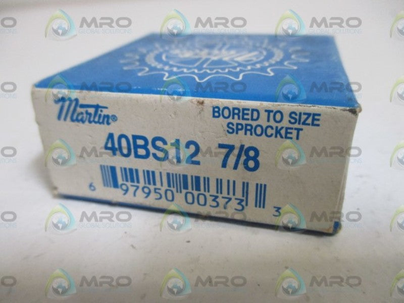 MARTIN 40BS12 SPROCKET 7/8"  NSFS