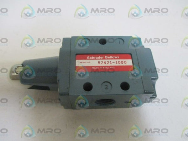 SCHRADER BELLOWS 52421-1000 3-WAY 2-POSITION ROLLER SPOOL VALVE  NSMP