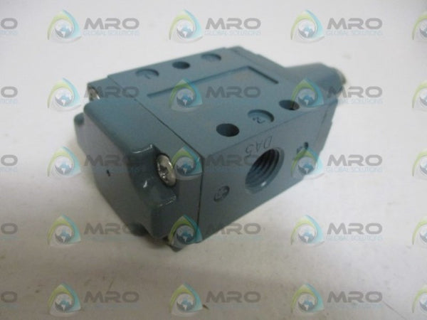 SCHRADER BELLOWS 52421-1000 3-WAY 2-POSITION ROLLER SPOOL VALVE  NSMP