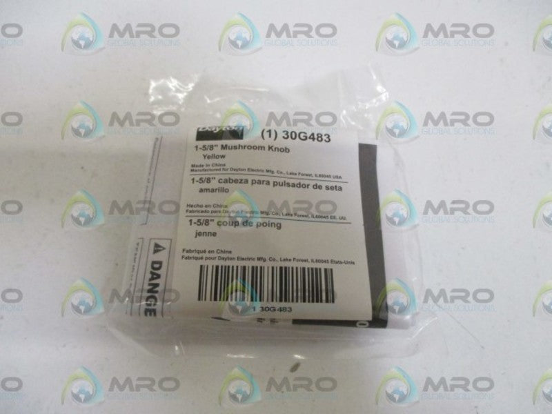 DAYTON 30G483 1-5/8" MUSHROOM KNOB  NSMP