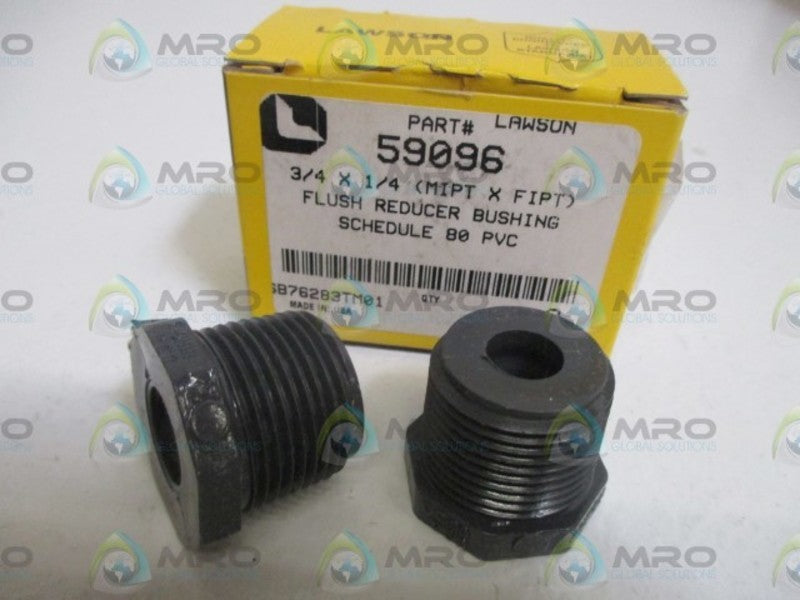LOT OF 2 LAWSON 59096 FLUSH REDUCER BUSHING NSMP