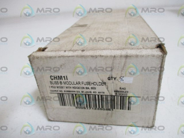 LOT OF 8 BUSSMANN CHM1L FUSE HOLDER *NEW IN BOX*