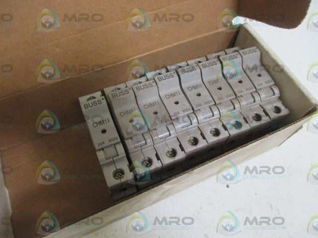 LOT OF 8 BUSSMANN CHM1L FUSE HOLDER *NEW IN BOX*