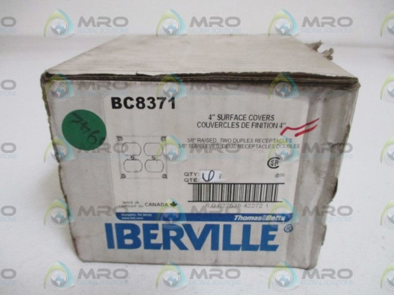 LOT OF 6 IBERVILLE BC8371 4" SURFACE COVERS NSMP