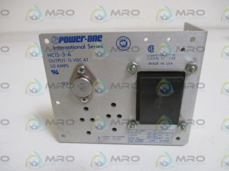 POWER-ONE HC15-3-A POWER SUPPLY * NEW IN BOX *
