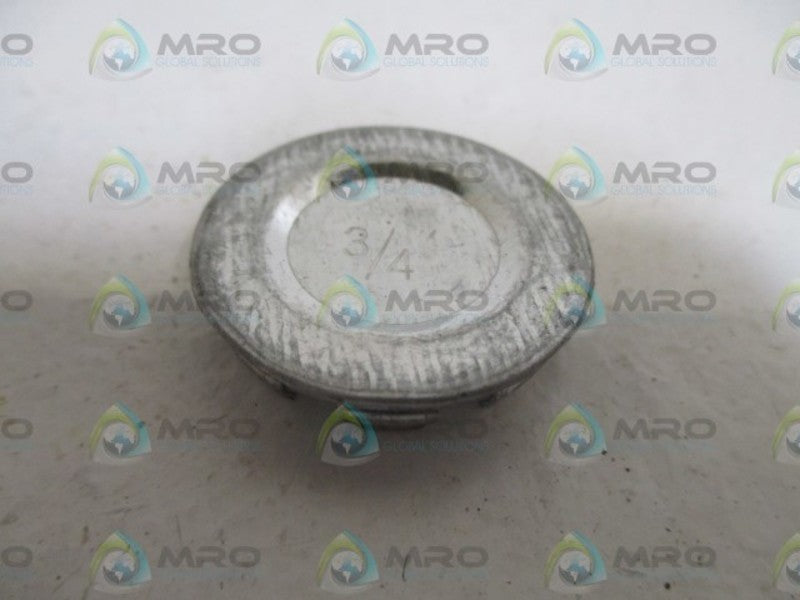 LOT OF 100 CULLY 90024 SNAP-IN KNCOK-OUT SEALS NSMP