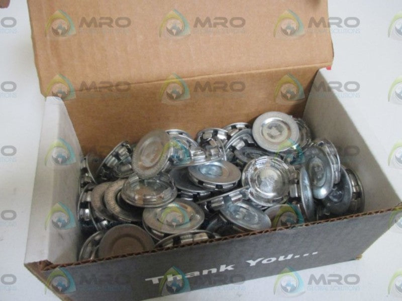 LOT OF 100 CULLY 90024 SNAP-IN KNCOK-OUT SEALS NSMP
