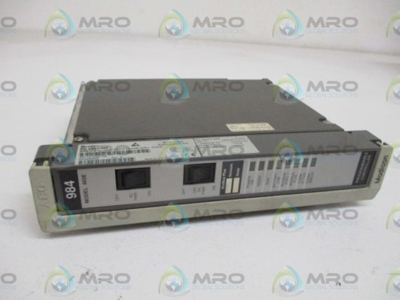 MODICON PC-E984-485 984 CPU 16K MEMI1XMB MB+S908 * USED *