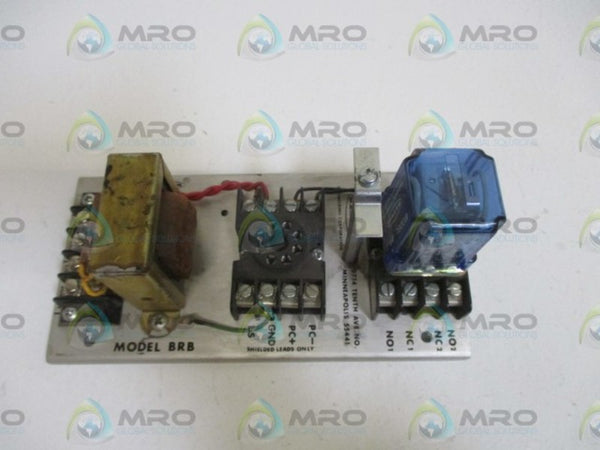 BANNER ENGINEERING MODEL BRB RELAY CONTROL BASE  UNMP