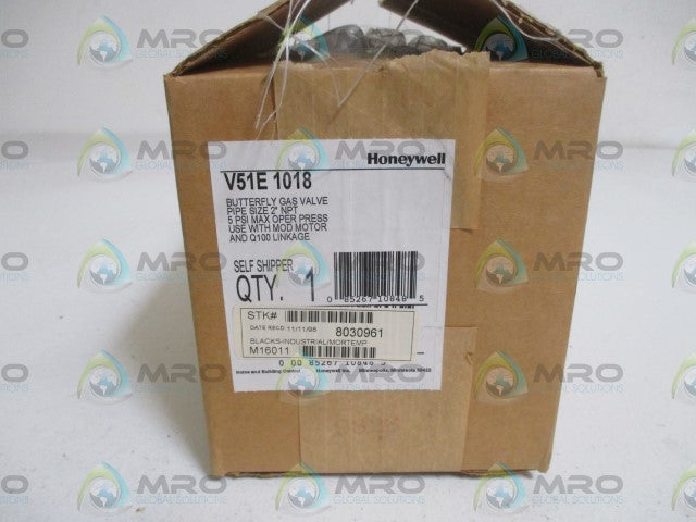 HONEYWELL V51E 1018 BUTTERFLFY GAS VALVE *NEW IN BOX*