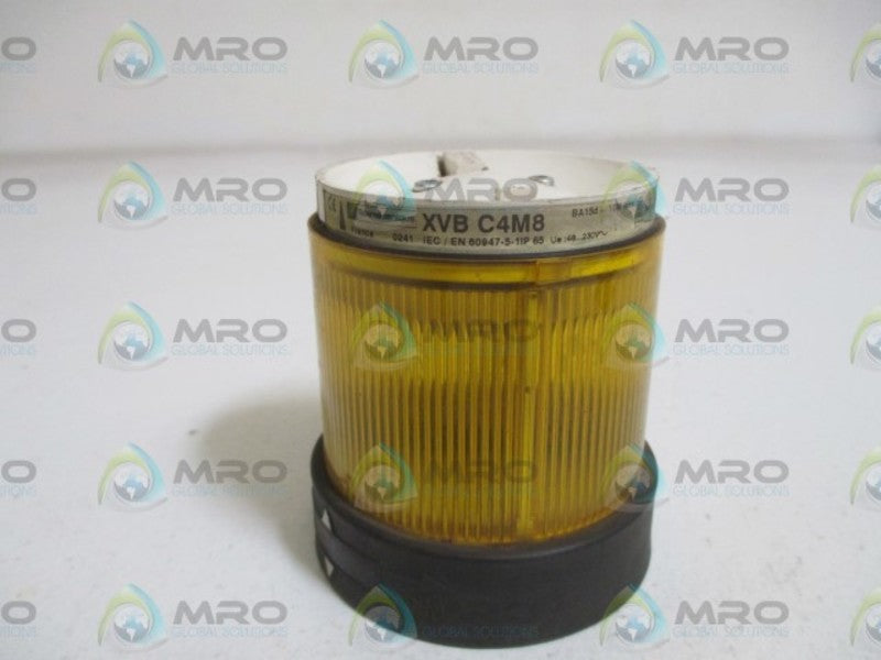 TELEMECANIQUE XVBC4M8 YELLOW FLASH LIGHT  UNMP