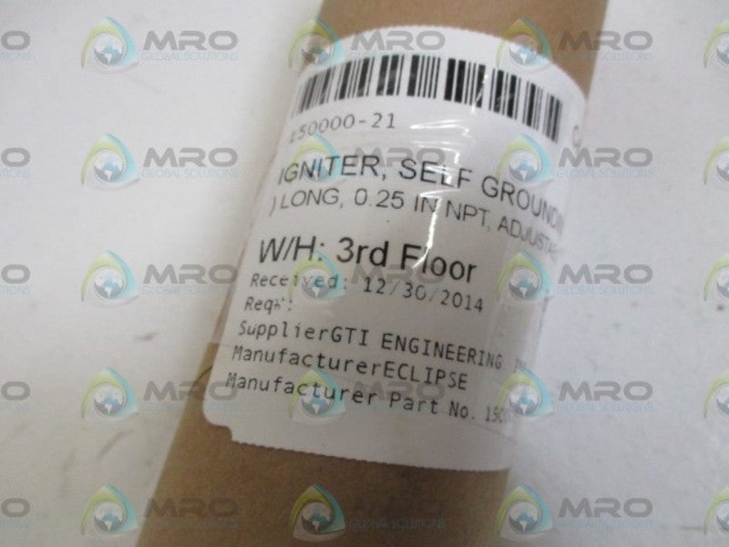 GTI ENGINEERING INC, 150000-21 SELF GROUNDED IGNITER * ORIGINAL PACKGE *