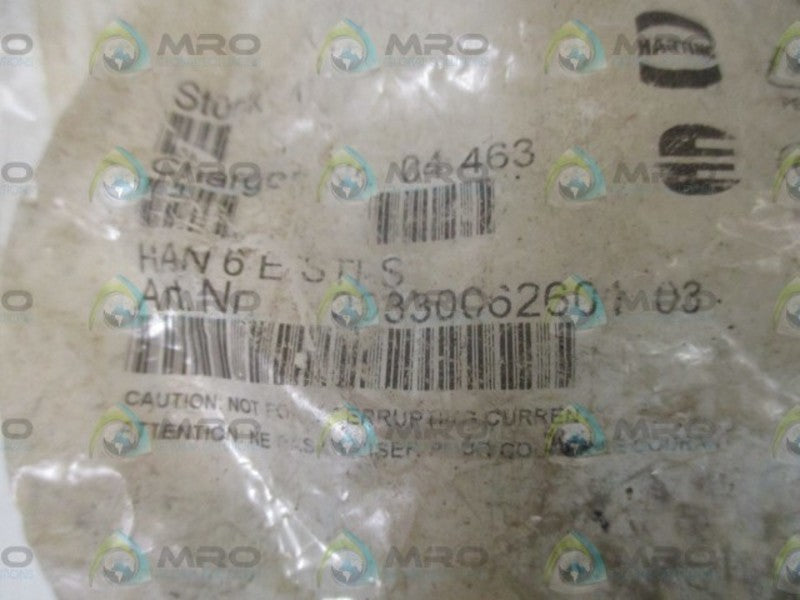 HARTING HAN6ESTI-S HOOD CONNECTOR  NSMP