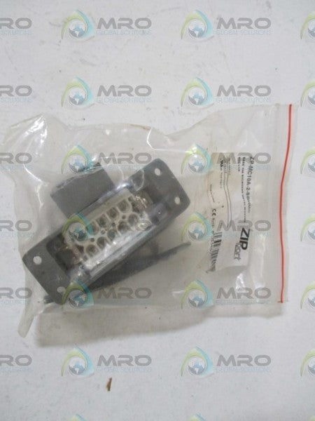 ZIPPORT ZP-MC10A-2-SBHMC BASE 10A BULKHEAD METAL W/COVER  NSNP IN A BAG