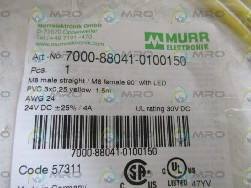 MUERR ELEKTRONIK 7000-88041-0100150 MALE STRAIGHT  NSMP