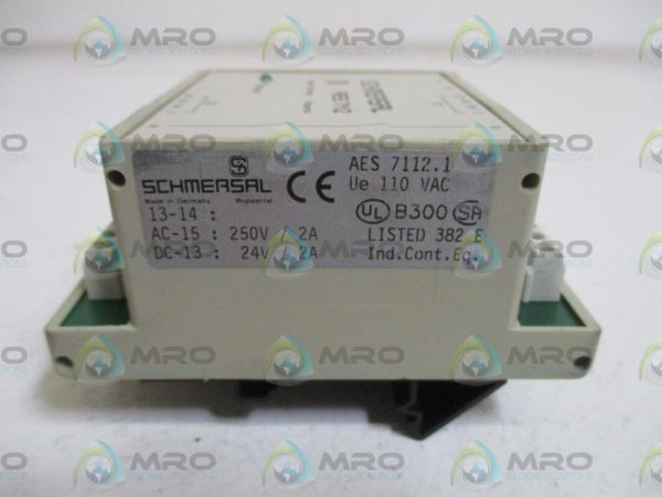 SCHMERSAL AES 7112.1 SAFETY RELAY  UNMP