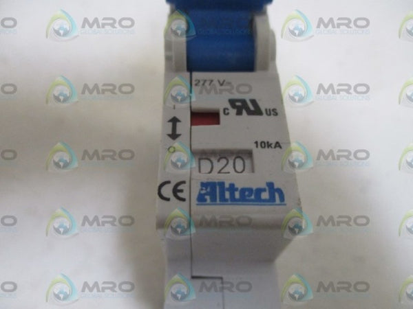 ALTECH D20 1-POLE 10KA CIRCUIT BREAKER  NSNP