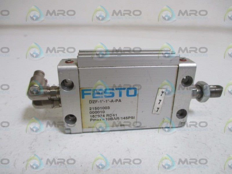 FESTO DZF-1"-1"-A-PA FLAT CYLINDER  UNMP