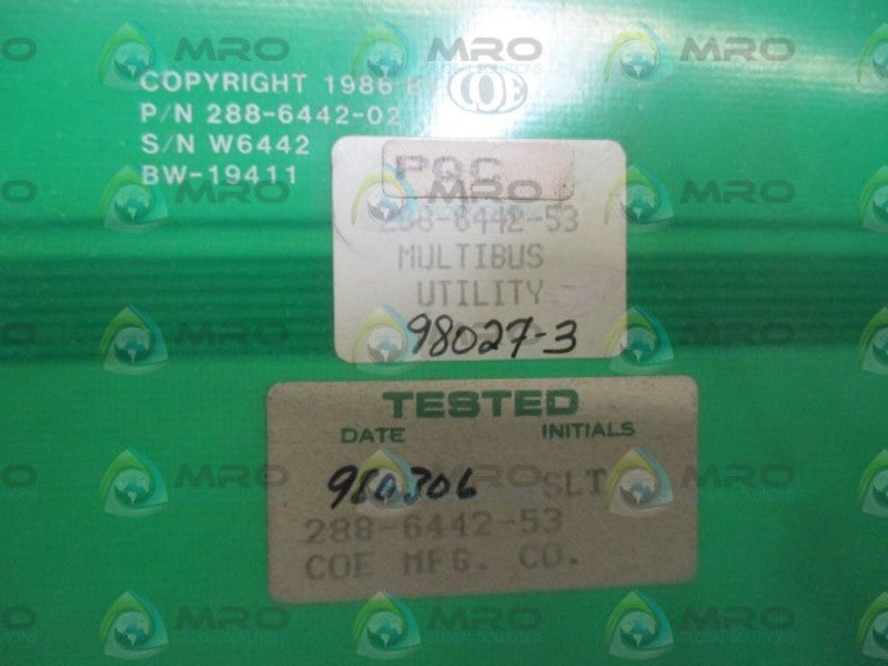 COE MFG. 288-6442-02 CIRCUIT BOARD  UNMP