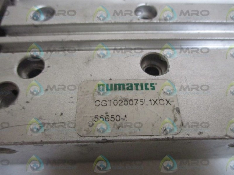NUMATICS CGT020075L1XCX PNEUMATIC SLIDE CYLINDER  UNMP
