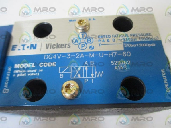 VICKERS DG4V-3-2A-M-U0H7-60 SOLENOID VALVE  NSNP