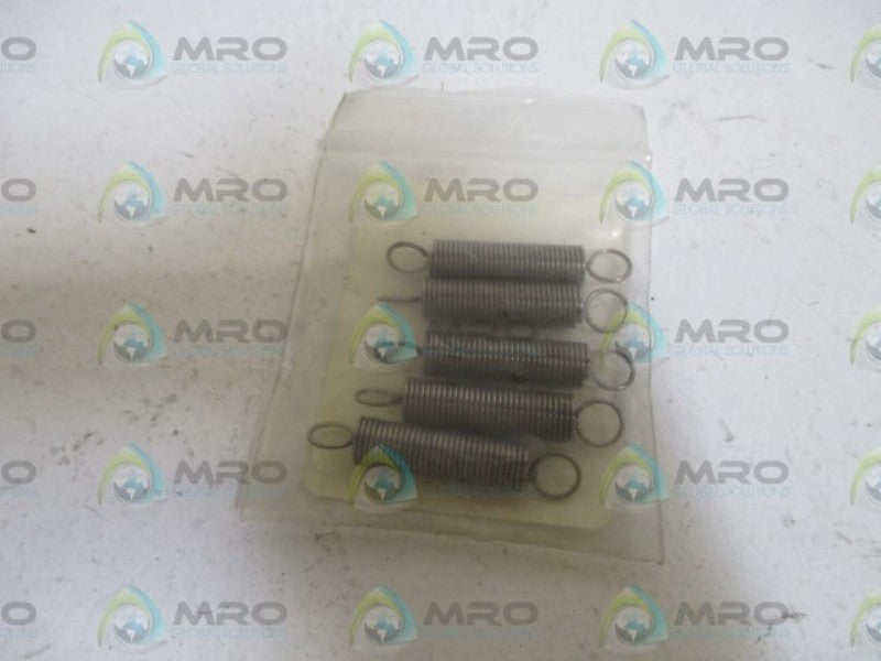 LOT OF 5 GARDNER SPRING E24C-SS EXTENSION SPRING NSNP IN A BAG