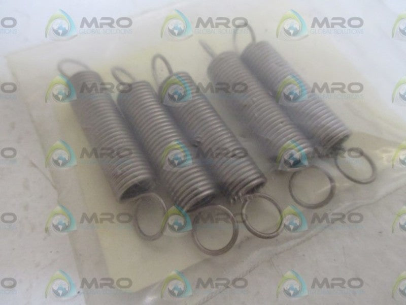 LOT OF 5 GARDNER SPRING E24C-SS EXTENSION SPRING NSNP IN A BAG