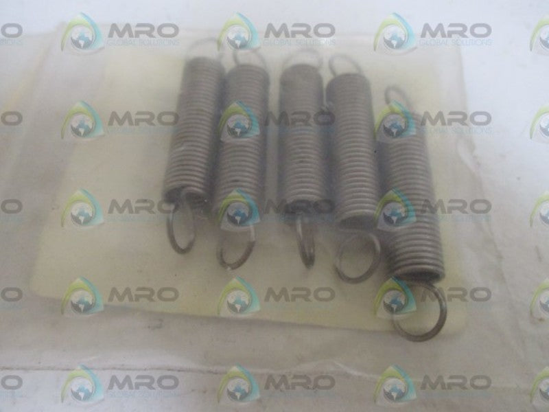 LOT OF 5 GARDNER SPRING E24C-SS EXTENSION SPRING NSNP IN A BAG