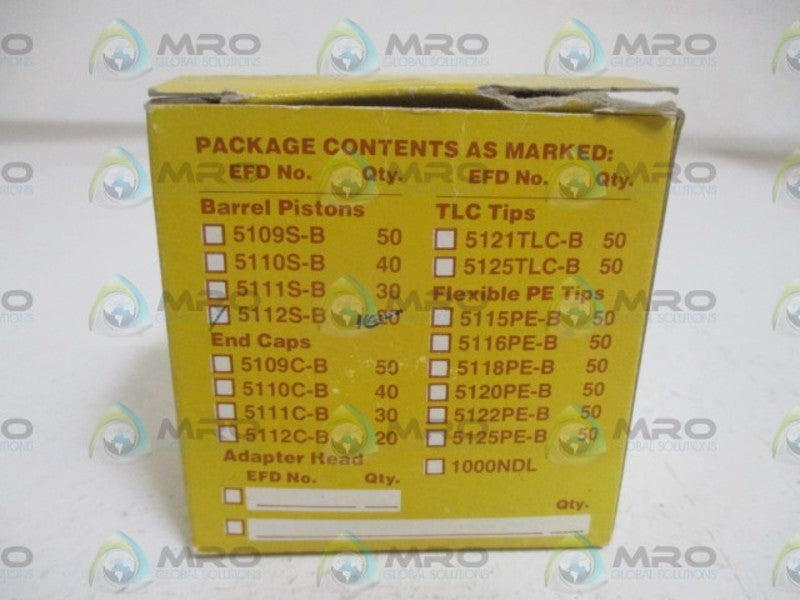 LOT OF 10 EFD 5112S-B BARREL PISTON NSMP