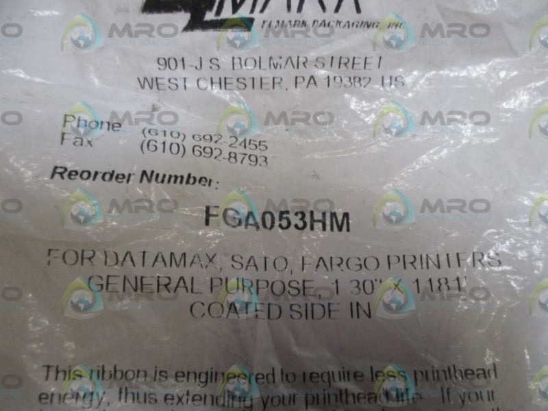 ELMARK FGA053HM BARCODE RIBBON  NSMP