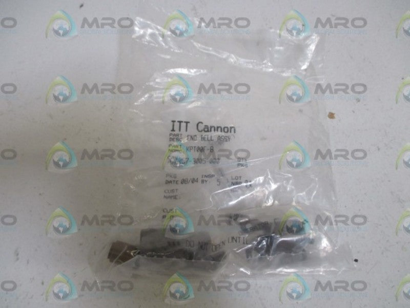 ITT CANNON KPT00F-8 CONNECTOR  NSNP IN  A FACTORY BAG