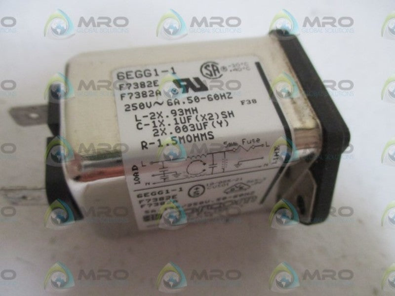 CORCOM 6EGG1-1 POWER ENTRYW/FUSE HOLDER  UNMP