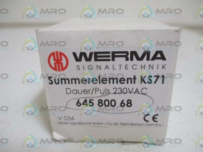 WERMA 64580068 BUZZER ELEMENT  NSMP