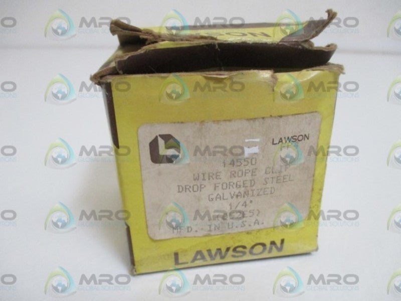 LOT OF 7 LAWSON 14550 1/4" GAVANIZED NSMP