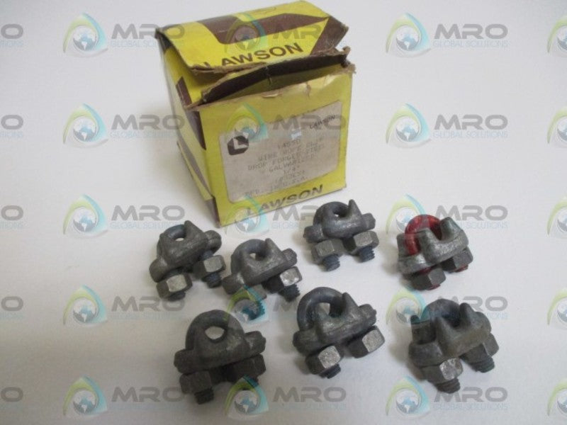 LOT OF 7 LAWSON 14550 1/4" GAVANIZED NSMP