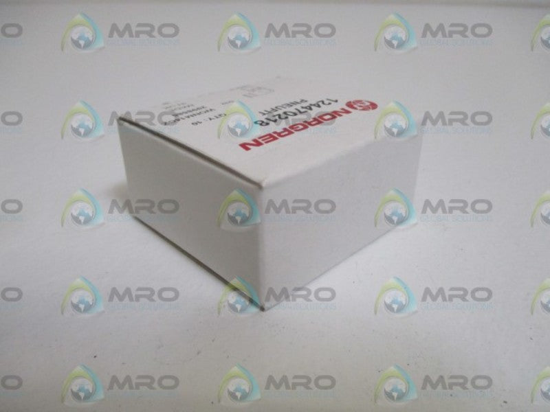 LOT OF 10 NORGREN 124470218 1/8" SWIVEL ELBOW ADAPTOR NSMP