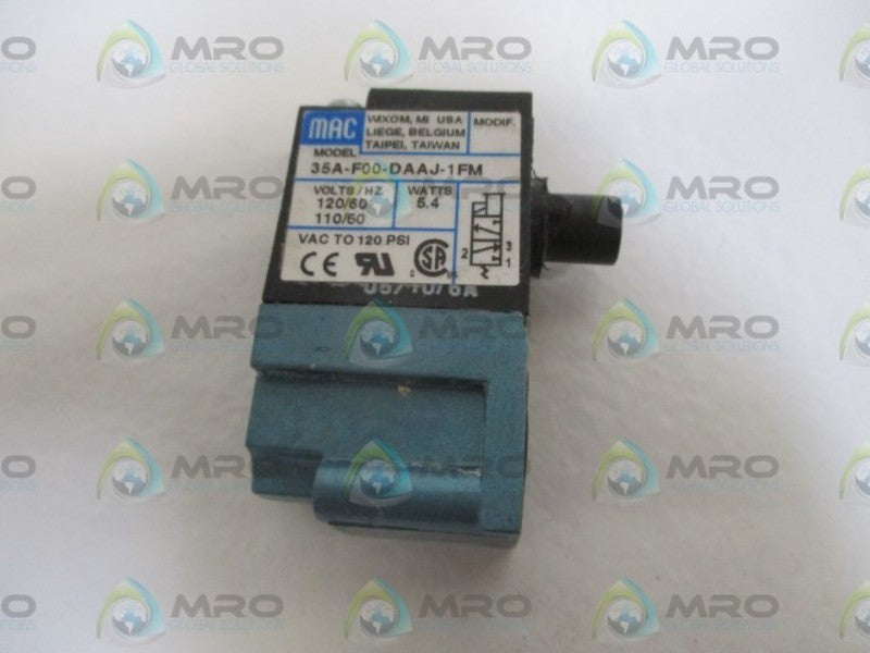 MAC 35A-F00-DAAJ-1FM SOLENOID VALVE  UNMP