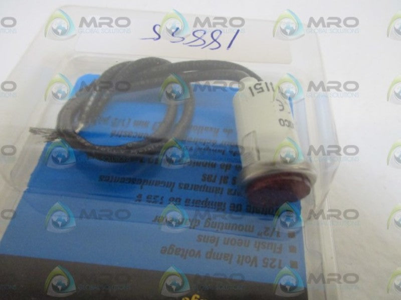 IDEAL 777121 INDICATOR LIGHT-RED * ORIGINAL PACKAGE *