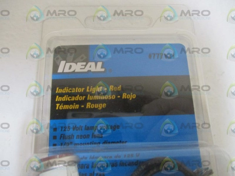 IDEAL 777121 INDICATOR LIGHT-RED * ORIGINAL PACKAGE *