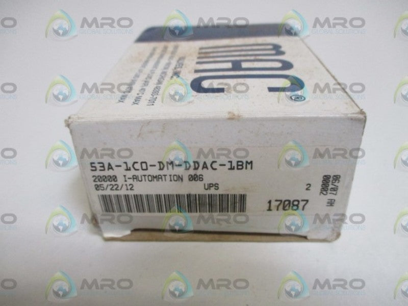MAC 53A-1C0-DM-DDAC-1BM SOLENOID VALVE  NSMP